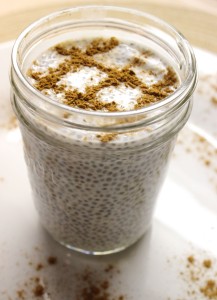 Rose Water Chia Pudding