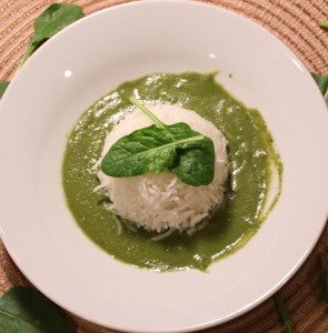 Spinach yogurt curry