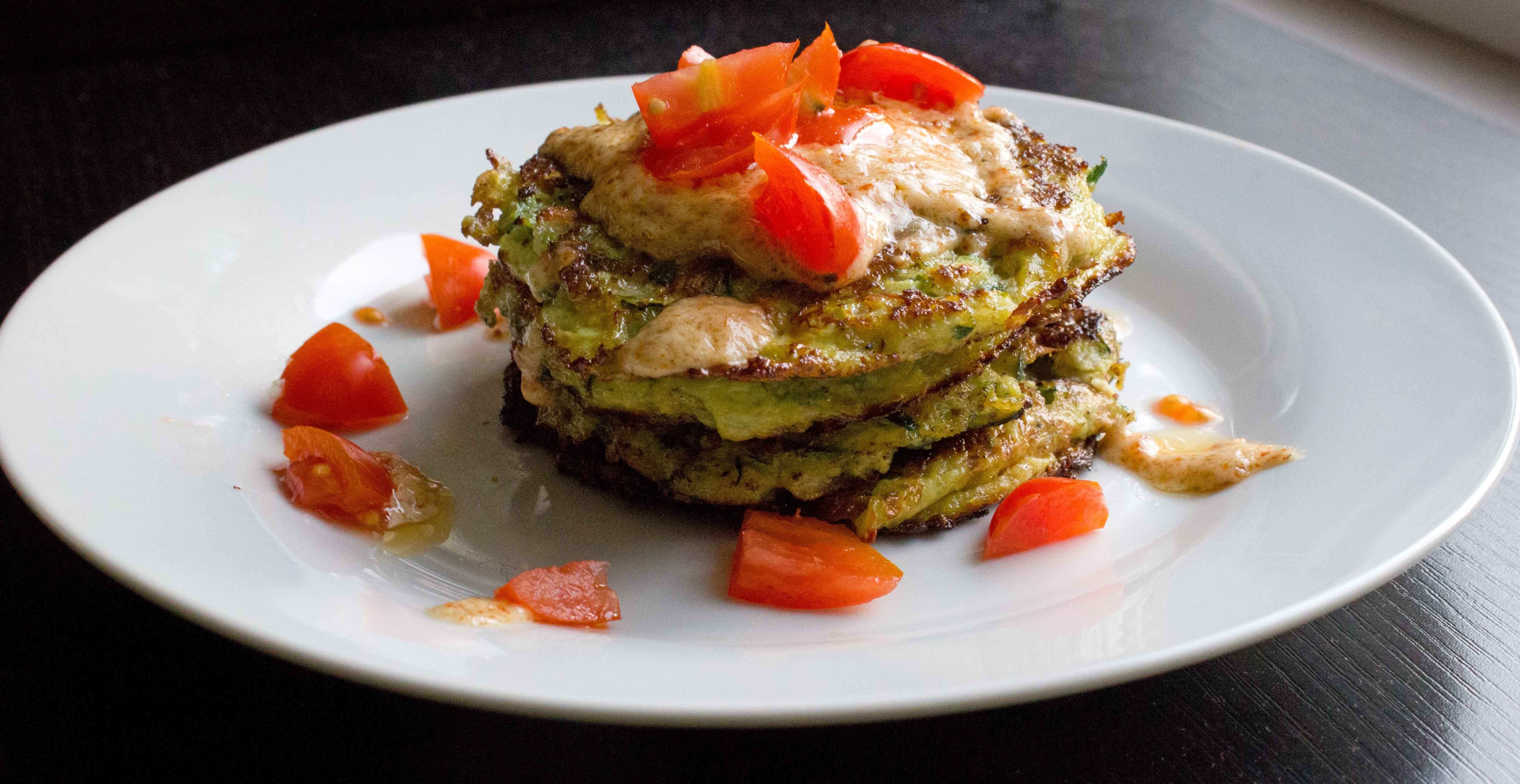 Zucchini Pancakes with Piri Piri Aoli (paleo & gluten free) Gluten